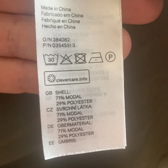 Womens Khaki light jacket from H&M size 12 - Picture 4 of 4